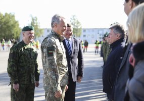 President of the Republic of Lithuania Gitanas Nausėda visited armed forces units in Rukla  - 1