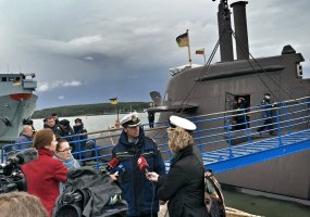 U-31 submarine of the German Navy moored at the Port of Klaipėda - 2