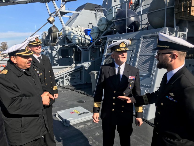Chief of the Naval Staff of Denmark conducted a visit to the Lithuanian Navy 