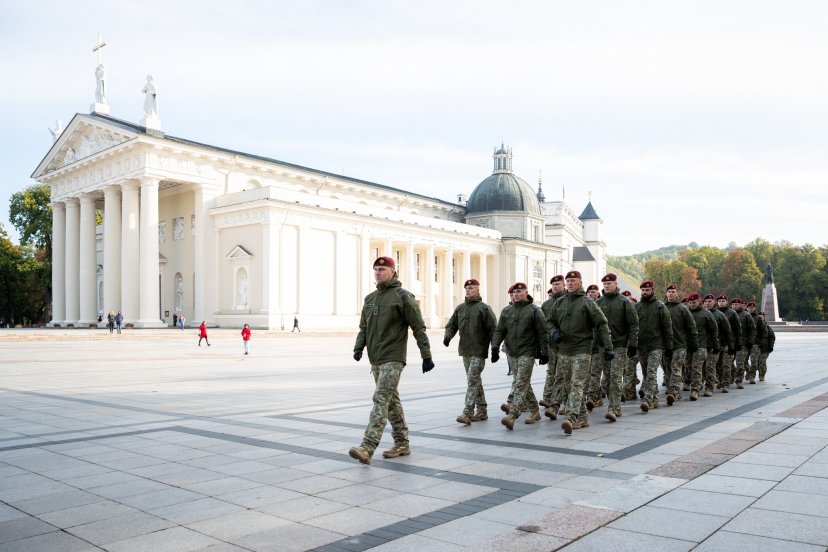 National Defence Volunteer Force soldiers deployed to the mission in Mali