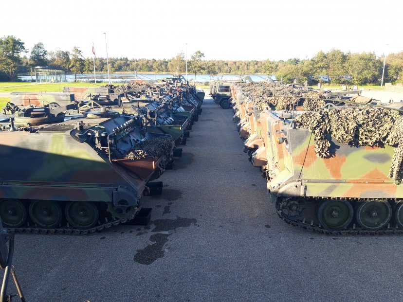 Ulonų bataliono kariai treniruojasi Danijoje
