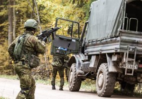 Karaliaus Mindaugo husarų batalione karinius įgūdžius atnaujino rezervo karių kuopa - 2