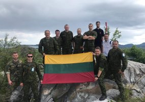 Oro gynybos bataliono kariai testuoja NASAMS sistemos komponentus     - 5