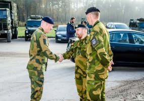 Norvegijos kariuomenės vadas lankė karius ir susitiko su Lietuvos kariuomenės vadu - 3