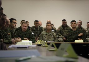 Sausumos pajėgų štabas treniruojasi planuoti ir vadovauti operacijoms  - 3