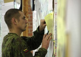 Sausumos pajėgų štabas treniruojasi planuoti ir vadovauti operacijoms  - 4