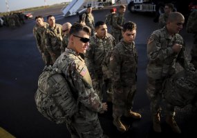 First soldiers of the U.S. rotational force arrived in Lithuania - 1