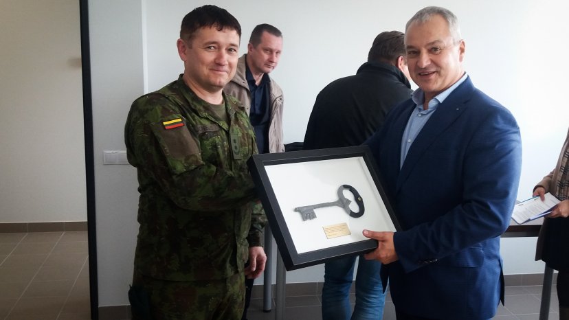 Įrengtos remonto dirbtuvės Generolo Romualdo Giedraičio artilerijos batalione
