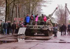 Pratybų „Geležinis vilkas 2019-II” rajone – karių susitikimas su gyventojais  - 1