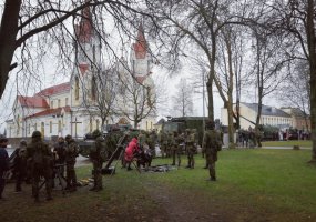 Pratybų „Geležinis vilkas 2019-II” rajone – karių susitikimas su gyventojais  - 5