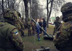 Pratybų „Geležinis vilkas 2019-II” rajone – karių susitikimas su gyventojais  - 6