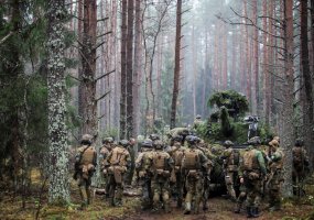 MPB „Geležinis Vilkas“ vienetai su NATO priešakinių pajėgų batalionu pasirengę atlikti kovines... - 1