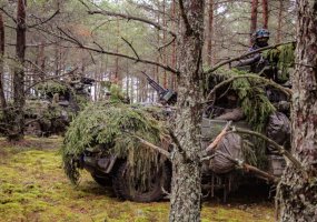 MPB „Geležinis Vilkas“ vienetai su NATO priešakinių pajėgų batalionu pasirengę atlikti kovines... - 2