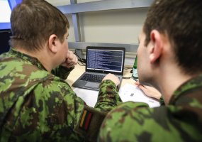 Gynybos štabas organizavo kibernetinės gynybos pratybas  - 2
