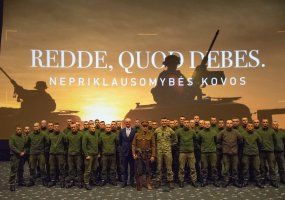 Dokumentiniame filme dviejų batalionų kariai atkūrė prieš šimtmetį vykdytas karines operacijas  - 6