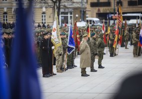 Lietuvos kariuomenės vadas: šiandien Lietuvos kariuomenės kovinė galia išaugo  - 6