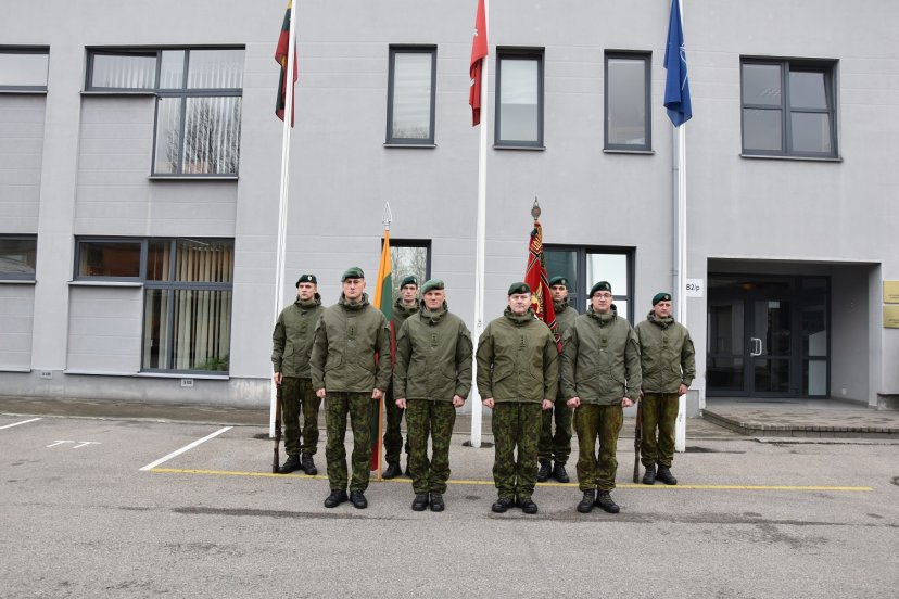 Į misiją Afganistane išlydėta Nacionalinės paramos elemento karių pamaina