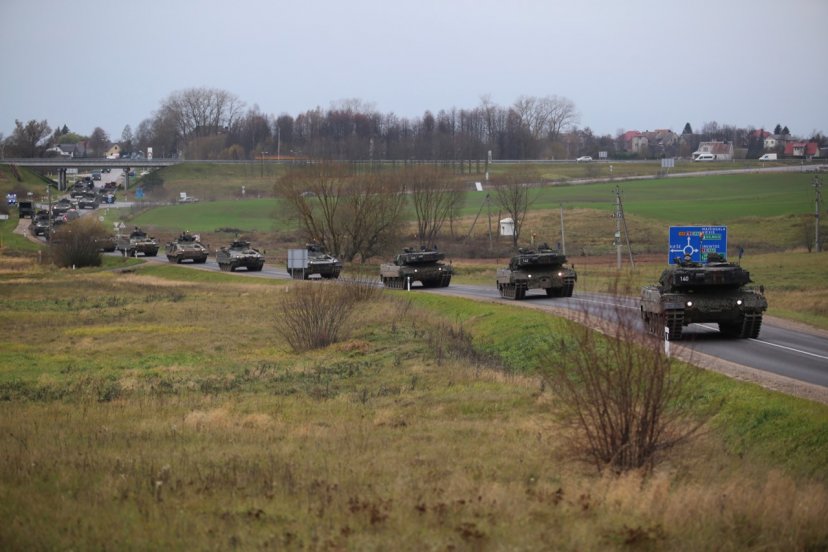Units of the MIB Iron Wolf and the NATO enhance Forward Presence Battalion Battle Group are...