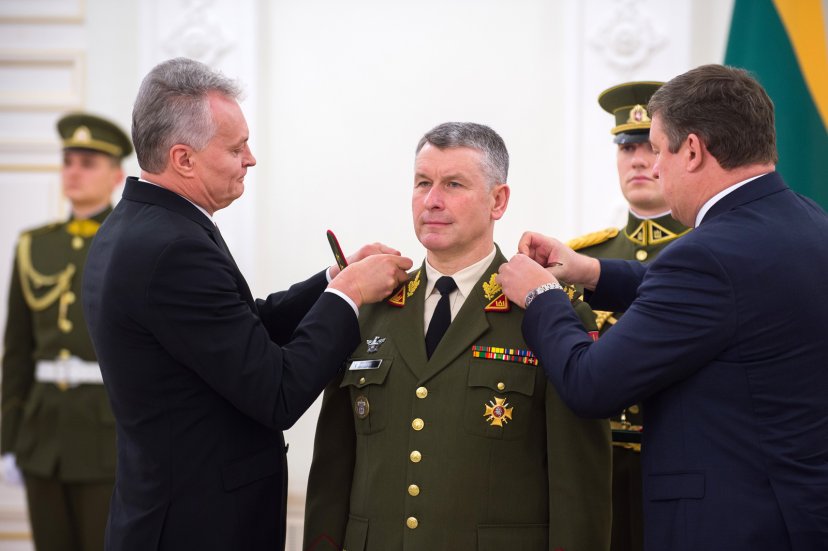 Chief of Defence and Chief of the Defence Staff of Lithuania promoted to higher ranks