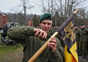 Parengtąjį Lietuvos kariuomenės rezervą papildė dar viena karo inžinierių laida - 1