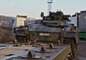 Specialists of the NATO enhanced Forward Presence Battalion Battle Group trained transporting... - 4