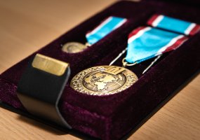 Apdovanoti iš mokomosios misijos Ukrainoje grįžę Lietuvos kariai  - 4