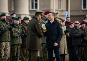 Minimos Krašto apsaugos savanorių pajėgų įkūrimo 29-osios metinės - 2