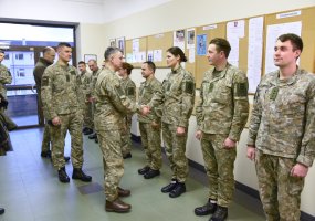 Kariuomenės vadas lankėsi Gedimino štabo ir Ryšių bei informacinių sistemų batalionuose  - 1