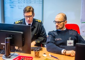 KJP kariai dalyvauja NATO jūrinio komponento štabo pratybose  - 2