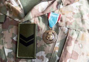 Lithuanian soldiers decorated after service in Iraq at the Defence Staff of the Lithuanian Armed... - 6