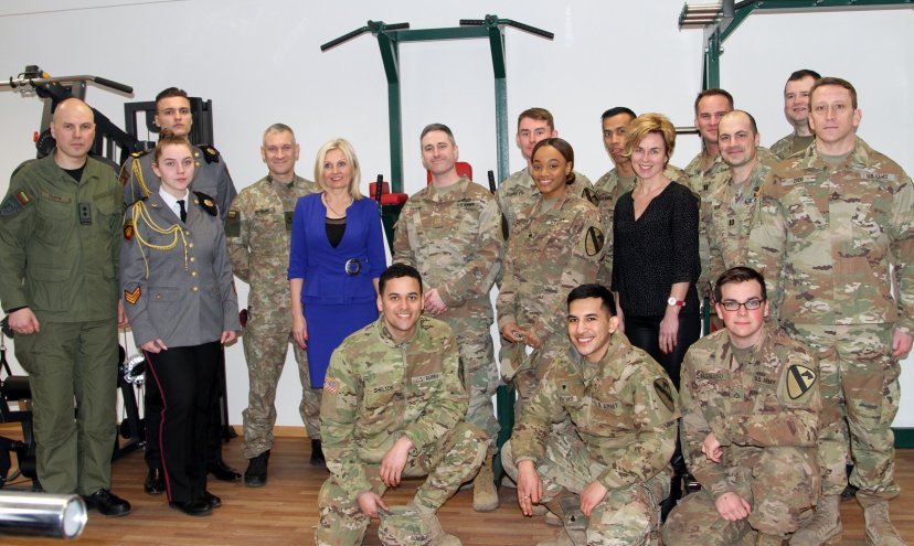Renovated gym named after a U.S. general born in Lithuania
