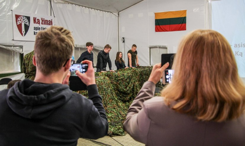 Surengtas mokinių konkurso „Ką žinai apie Lietuvos kariuomenę“ II etapas