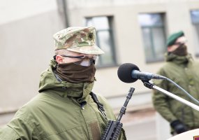 Iškilminga priesaikos ceremonija Didžiojo Lietuvos etmono Jonušo Radvilos mokomajame pulke - 2