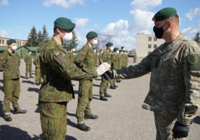 Vytenio batalione į atsargą išleista NPPKT karių laida  - 4