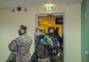 7th rotation of the Force Protection Unit left for Mali  - 3