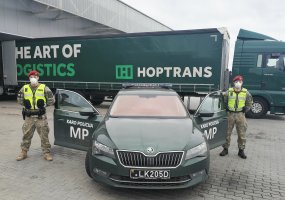 Lithuanian Armed Forces Military Police officers support the Lithuanian police with patrols in... - 3