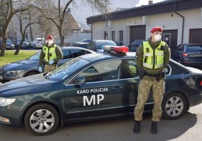 Lithuanian Armed Forces Military Police officers support the Lithuanian police with patrols in... - 4
