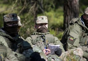 Vytenio bataliono NPPKT karių pratybos „Stebėjimo postas“ - 1