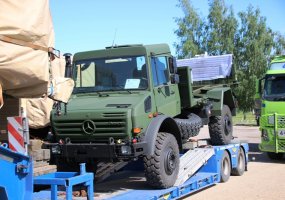 Lietuvos kariuomenės Karines oro pajėgas pasiekė vidutinio nuotolio oro gynybos sistemos NASAMS - 1