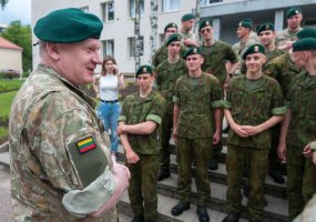 Lietuvos karo akademijos Mokomojo būrio kariai išleisti į atsargą - 4