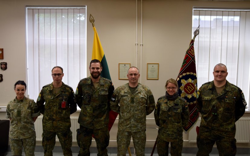 Provost Marshal of the current rotation of the NATO enhanced Forward Presence Battalion's...