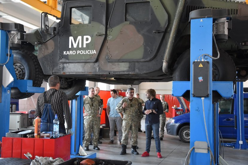 Su Depų tarnybos transporto specialistais susitiko Benediktas Vanagas