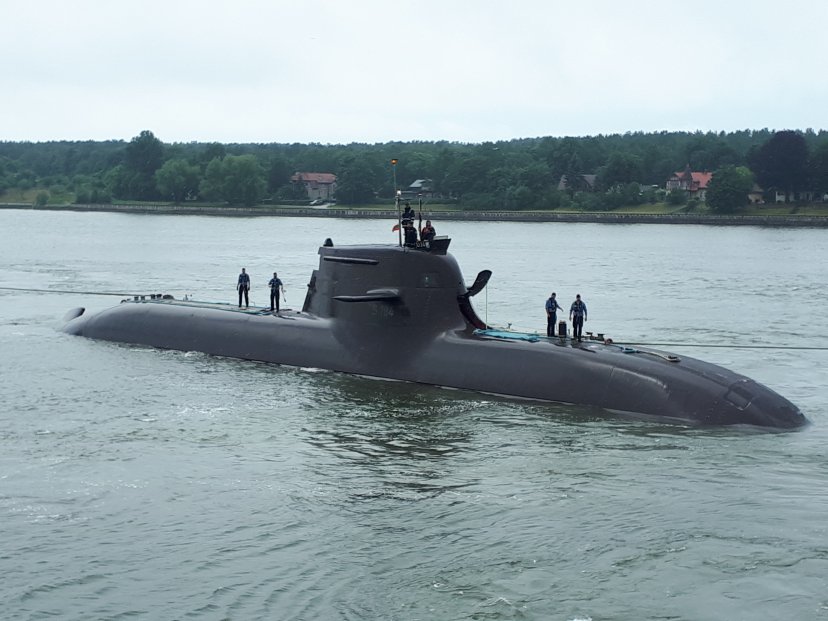Three Germany's warships visiting Klaipėda