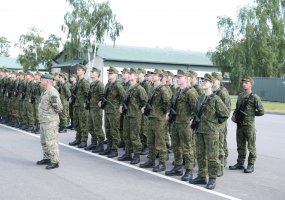 Rukloje iškilminga 79-osios karių savanorių laidos priesaika - 2