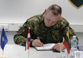 Lietuvoje lankėsi SHAPE vyriausiasis puskarininkis - 6