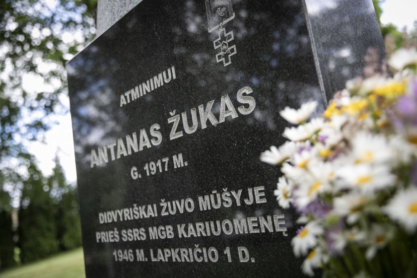 Pagerbtas partizano Antano Žuko atminimas