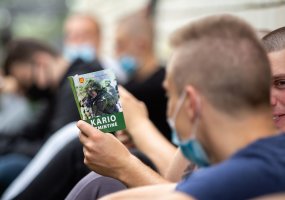 Pusseptinto šimto NPPKT karių pradeda mokytis karybos pagrindų Lietuvos kariuomenėje - 4