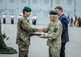 NATO priešakinių pajėgų kovinės grupės Lietuvoje 8-ajai rotacijai vadovauja plk. ltn. P. Papenbrokas - 2