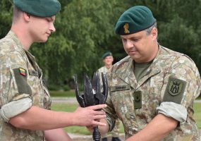 Naujasis Ryšių ir informacinių sistemų bataliono vadas – majoras Marius Latvėnas - 2