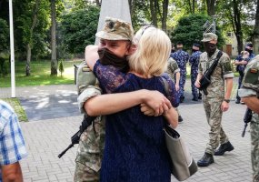 Pirmą kartą Palangoje prisiekė Karinių jūrų pajėgų jaunieji kariai - 4